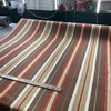 Stripes Brick Orange Brown | Home Decor Fabric | Drapery | Medium Weight | 54" Wide | By the Yard