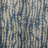 Jira in Persian Blue | Home Decor Fabric | Rope Design in Blue / Beige | P/Kaufmann | Drapery |54" Wide | By the Yard