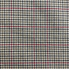 Dupree in Cranberry | Upholstery Fabric | Houndstooth Plaid in Brown, Tan with Red  | Medium Weight | Cotton Blend  | Marlatex | 54" Wide | BTY
