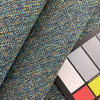 Marbled Teal Blue  | Blue Green Solid Textured Upholstery Fabric | Medium Weight | 54 " Wide | Sold BTY