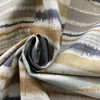 Seydou in Canyon | Home Decor Fabric | Grey Tan Off White Stripes | Medium Weight | 54" Wide | By the Yard