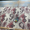Journey in Wine | Home Decor Fabric | Red Purple Grey Ikat | Braemore | Medium Weight | 54" Wide | By the Yard