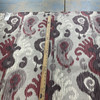 Journey in Wine | Home Decor Fabric | Red Purple Grey Ikat | Braemore | Medium Weight | 54" Wide | By the Yard