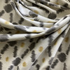 Konya in Noir | Home Decor Fabric | Grey / Yellow / Off White Ikat | Braemore | Drapery | 54" Wide | By the Yard