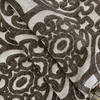 Jude in Brown | Upholstery Fabric | Largescale Damask Medallions | Brown / Off White | Heavyweight | 54" Wide | By The Yard
