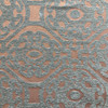 Jude in Tangerine | Upholstery Fabric | Grey Orange Largscale Damask | Heavyweight | 54" Wide | By The Yard