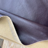 Cantina in Blackberry | Faux Leather Vinyl Upholstery Fabric | Light Grain | Dk Purple | Heavy Weight | 54" Wide | By the Yard
