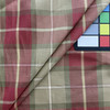 Winchester in Acorn |  Tartan Plaid Fabric  in Olive Green , Red and Tan  | Midweight Home Decor Fabric | Cotton Blend Twill | Marlatex | 54" Wide | BTY