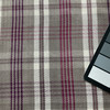 Bay Breeze in Mulberry | Purple Taupe Plaid Herringbone  Upholstery Fabric | Midweight Woven | Home Decor | Braemore | 54" Wide | Sold BTY