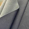 Opulence in Midnight | Faux Leather Vinyl Upholstery Fabric | Medium Pebbled Grain | Workable | 54" Wide | By the Yard