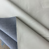 Petra in Oatmeal  | Pale Grey Tan Matte Textured Faux Leather  Upholstery Vinyl Fabric |  Midweight | Knit  Backed | 54" Wide | Sold BTY