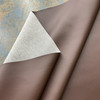 Dark Chocolate Brown Faux Leather  | Pebble Texture Upholstery Vinyl Fabric | Mid weight | Knit Backed | 54" Wide | Sold BTY