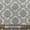 Medallion in Stone | Outdoor Printed Fabric | Grey / Off White | Tommy Bahama | 54" Wide | By the Yard