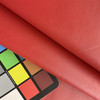 Castillo in Red | Faux Leather Vinyl Upholstery Fabric | Light Grain | Thin and Workable | 54" Wide | By the Yard