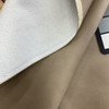 Solid Beige | Faux Leather Vinyl Upholstery Fabric | Medium Pebbled Grain | Heavy Weight | Felt-backed | 54" Wide | By the Yard