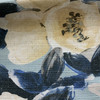 Rose Blossom in River | Home Decor Fabric | Blue Yellow Grey Floral | Regal | 95% Poly / 5% Linen | 54" Wide | By the Yard