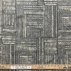 Avron in Onyx | Home Decor Fabric | Beige / Black | Ellen Degeneres | Drapery | 54" Wide | By the Yard