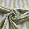 Herringbone Stripes in Light Green and White | Drapery Fabric | Medium Weight | 54" Wide | By the Yard