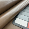Leather in Chocolate | Warm Medium Brown Textured Faux Leather Upholstery Vinyl Fabric | Heavyweight | Indoor Furniture | Backed  | 54" Wide | Sold BTY