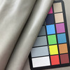 Warm Elephant Gray Faux Leather | Glossy Texture Upholstery Vinyl Fabric |  Heavyweight | Felt Backed | 54" Wide | Sold BTY