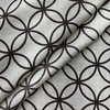 Bristol in Brown | Home Decor Fabric | Circle Geometric in Brown / Off White | Medium Weight | 54" Wide | By the Yard