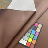 Trivento in Chocolate |   Reddish Brown Matte Texture  Faux Leather Upholstery Vinyl Fabric | Midweight | Soft Indoor Furniture  | P Kaufman | 54" Wide | Sold BTY
