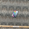 Gramercy in Cinder | Jacquard Upholstery Fabric | Damask in Black / Brown / Taupe | Medium weight |  54" Wide | Sold BTY