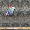 Gramercy in Cinder | Jacquard Upholstery Fabric | Damask in Black / Brown / Taupe | Medium weight |  54" Wide | Sold BTY
