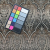 Gramercy in Cinder | Jacquard Upholstery Fabric | Damask in Black / Brown / Taupe | Medium weight |  54" Wide | Sold BTY