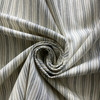 Sullivan in Slate | Home Decor Fabric | Grey / Off White Stripes | Magnolia Home | 54" Wide | By the Yard