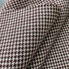 Finley in Crimson | Upholstery Fabric | Houndstooth in Red / White | Medium to Heavy Weight | 80% Poly 20% Acrylic | 54" Wide | By the Yard