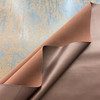 Stingray in Pecan | Faux Leather Upholstery Vinyl Fabric | Light Pebbled Texture in Coppery Brown | Heavyweight | 54" Wide | By the Yard