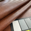 Mambo in Pecan | Faux Leather Upholstery Vinyl Fabric | Heavy Grain | Mottled Brown | Felt-Backed | Heavyweight | 54" Wide | By the Yard
