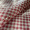 Pink Gingham Oilcloth | Vinyl Oilcloth Table Cloth Fabric | 46" Wide | By The Yard