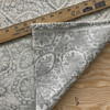 PKL Studio Damask Foliage Stone | Upholstery Fabric | Blue / Grey / White | Medium Weight | 54" Wide | By The Yard