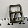 1" Metal D-Ring | Distressed Brass | Use for Bags / Strapping / Belts