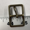 1" Metal D-Ring | Distressed Brass | Use for Bags / Strapping / Belts