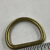 1" Metal D-Ring | Brass | Use for Bags / Strapping / Belts