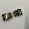 .5 inch Side Release Lock | Metal Distressed Brass | Use for Bags / Dog Collars