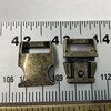 .5 inch Side Release Lock | Metal Distressed Brass | Use for Bags / Dog Collars