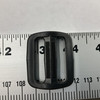 1.5" Adjuster Slide | Black | Plastic Hardware | Use for Bags / Strapping / Webbing