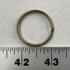 1.25" Brass Key Ring