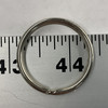 1.25" Silver Key Ring
