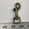 .5" Trigger Snap / Lobster Clasp | Antique Brass | Metal | For Bags / Dog Lead