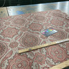 Medallion Design in Red / Pink / Taupe | Home Decor Fabric | Vilber Classic 2238 | Medium Weight | 100% Cotton | 54" Wide | By the Yard