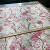 Cherry Blossoms in Pink / Taupe / Grey | Home Decor Fabric | Medium Weight | 54" Wide | By the Yard