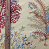 Coral and Seaweed in Yellow / Blue / Orange | Home Decor Fabric | Nautical | Vilber | Medium Weight | 100% Cotton | 54" Wide | By the Yard