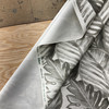 Tropical Leaves in Grey / White | Home Decor Fabric | Vilber Aloha 2791 | Medium Weight | 100% Cotton | 54" Wide | By the Yard