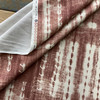 Bambara in Terracotta  |  Rust and Cream  Printed  Duck Home Decor Fabric | Vilber | Drapery | 54" Wide | Sold BTY