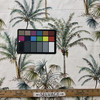 Barbados in Green / Blue / Off White | Home Decor Fabric | Palm Trees | Vilber | Medium Weight | 100% Cotton | 54" Wide | By the Yard
